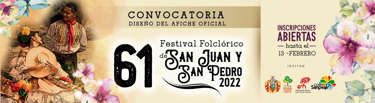 Abierta oficialmente la convocatoria pública para el afiche del Festival Folclórico de San Juan y San Pedro 2022