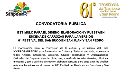 CONVOCATORIA PÚBLICA