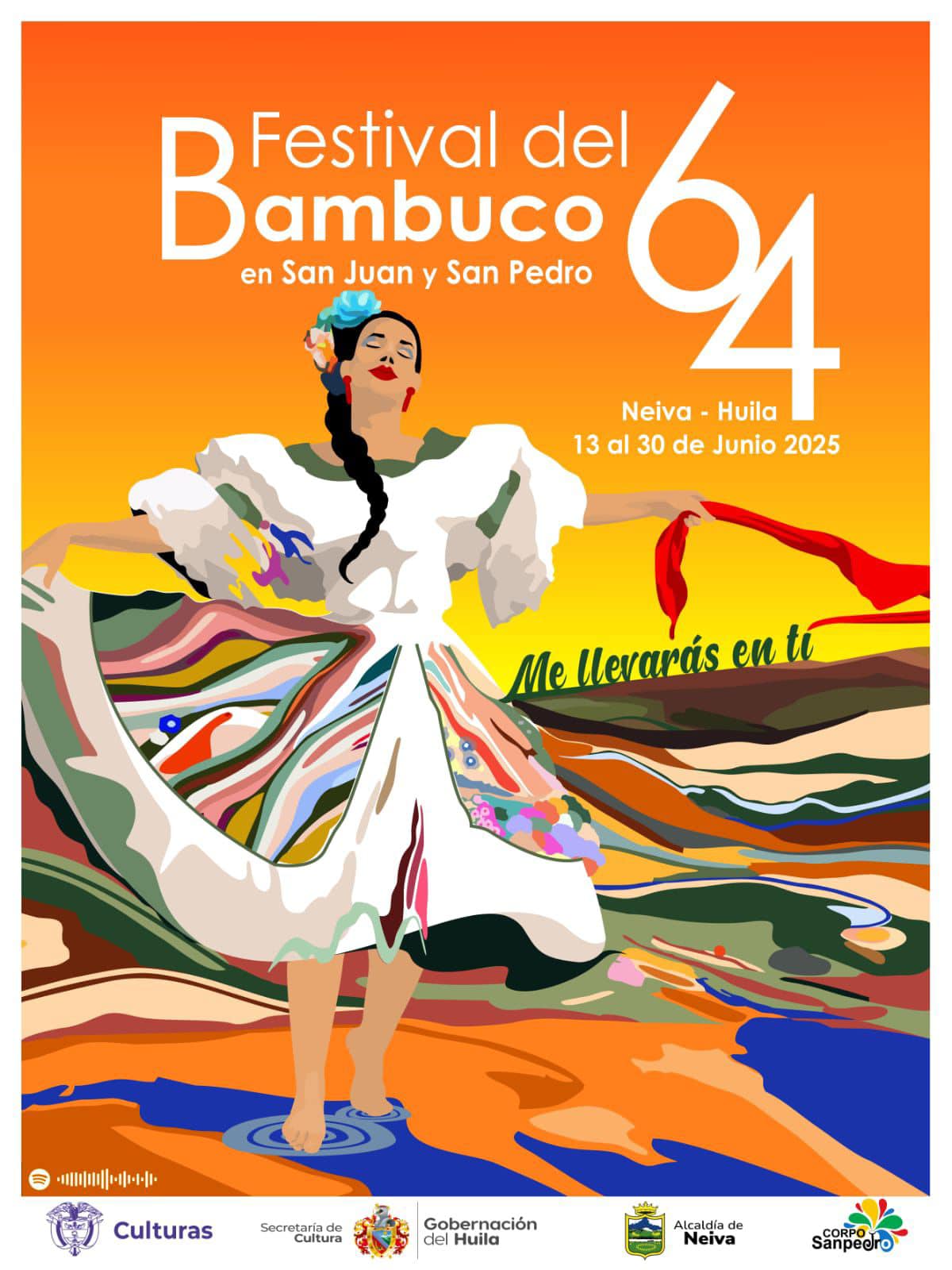 El Huila se Prepara para Celebrar la Versión 64 del Festival del Bambuco en San Juan y San Pedro 2025
