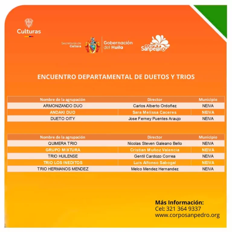 Duetos y Trios